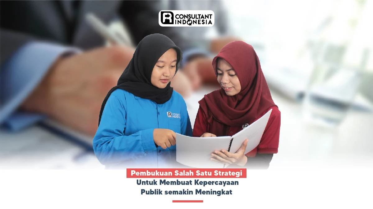 Pembukuan Salah Satu Strategi Untuk Membuat Kepercayaan Publik semakin Meningkat