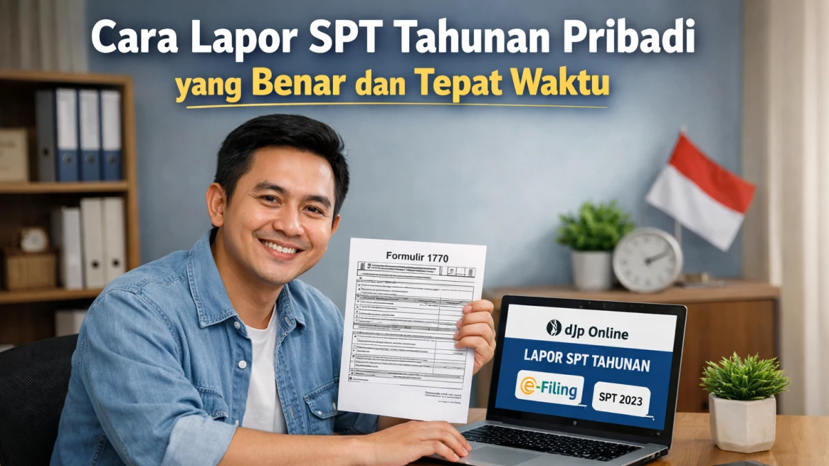 Cara Lapor SPT Tahunan Pribadi yang Benar dan Tepat Waktu