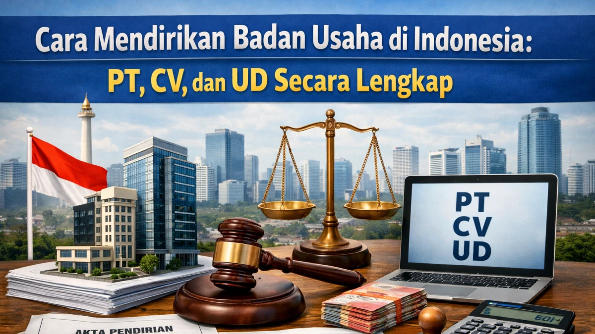 Cara Mendirikan Badan Usaha di Indonesia: PT, CV, dan UD Secara Lengkap