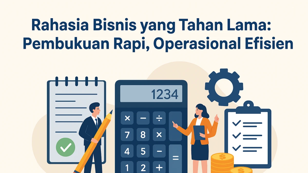 Rahasia Bisnis yang Tahan Lama: Pembukuan Rapi, Operasional Efisien