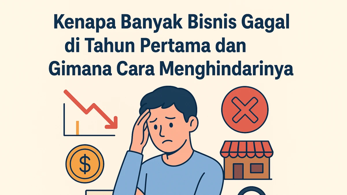 Kenapa Banyak Bisnis Gagal di Tahun Pertama dan Gimana Cara Menghindarinya