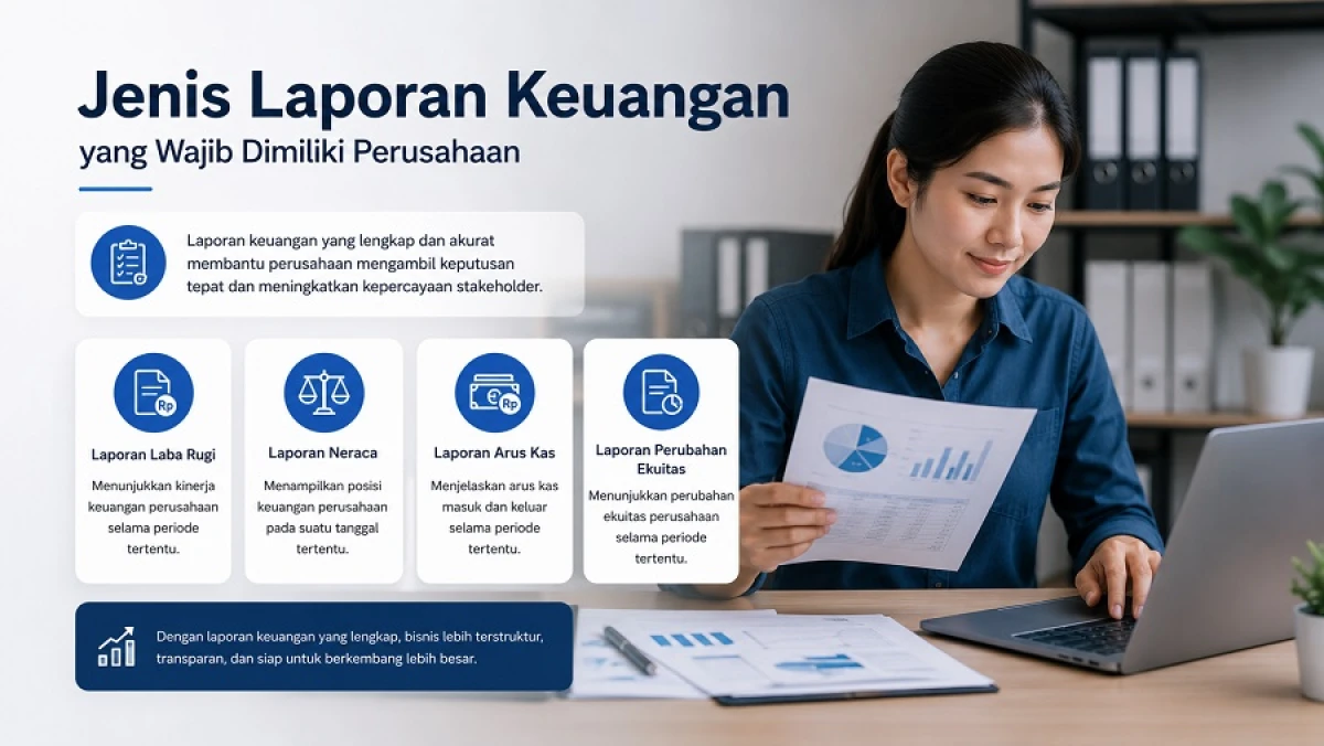 Jenis Laporan Keuangan yang Wajib Dimiliki Perusahaan