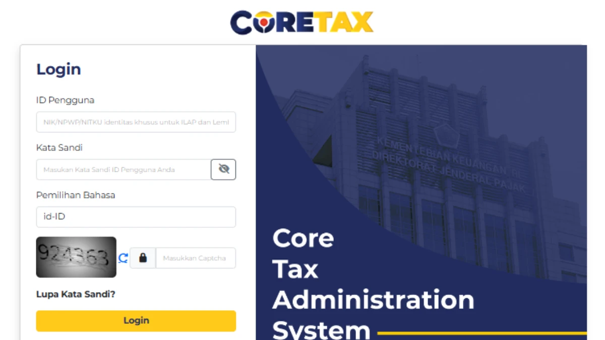 Login Coretax Pakai “Lupa Kata Sandi” Tapi Gagal? Ikuti Langkah Ini Biar Berhasil
