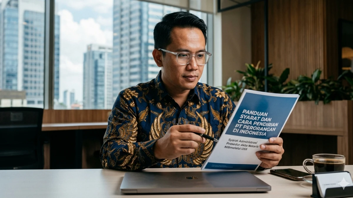 Panduan Syarat dan Cara Pendirian PT Perorangan di Indonesia