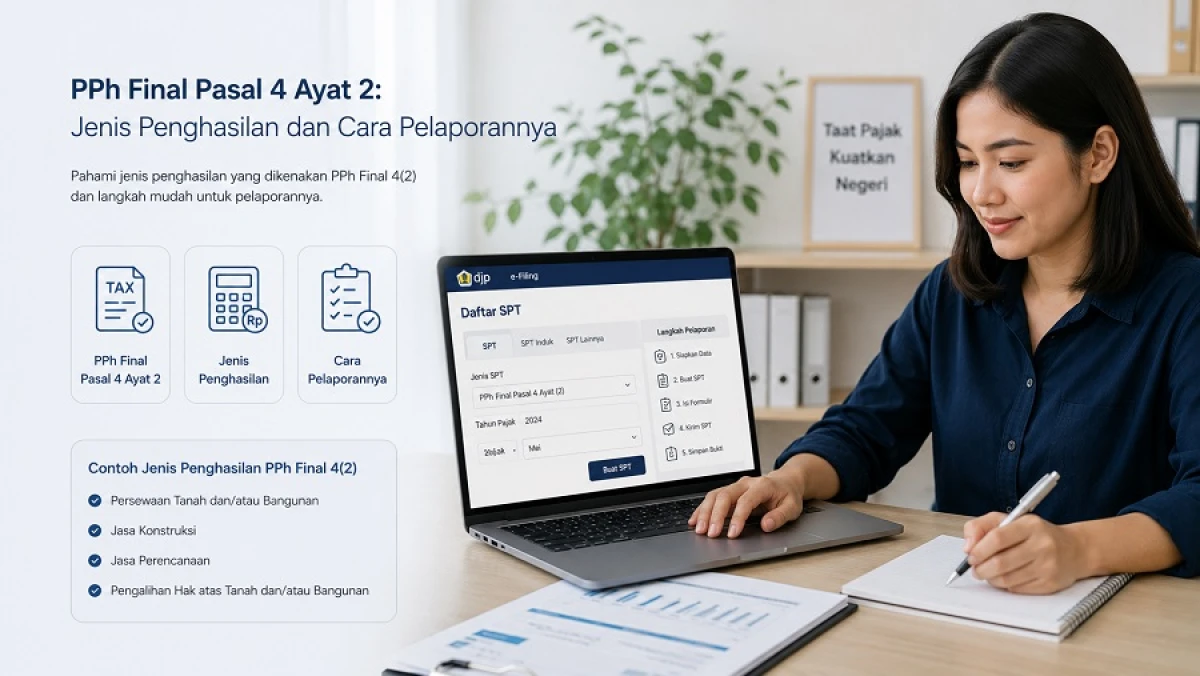 PPh Final Pasal 4 Ayat 2: Jenis Penghasilan dan Cara Pelaporannya