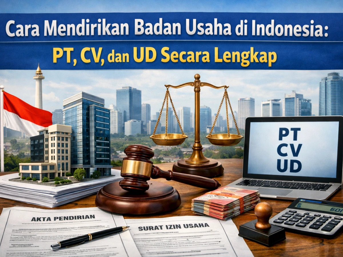 Cara Mendirikan Badan Usaha di Indonesia: PT, CV, dan UD Secara Lengkap