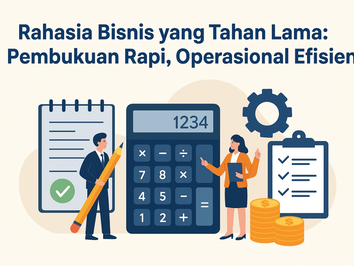 Rahasia Bisnis yang Tahan Lama: Pembukuan Rapi, Operasional Efisien