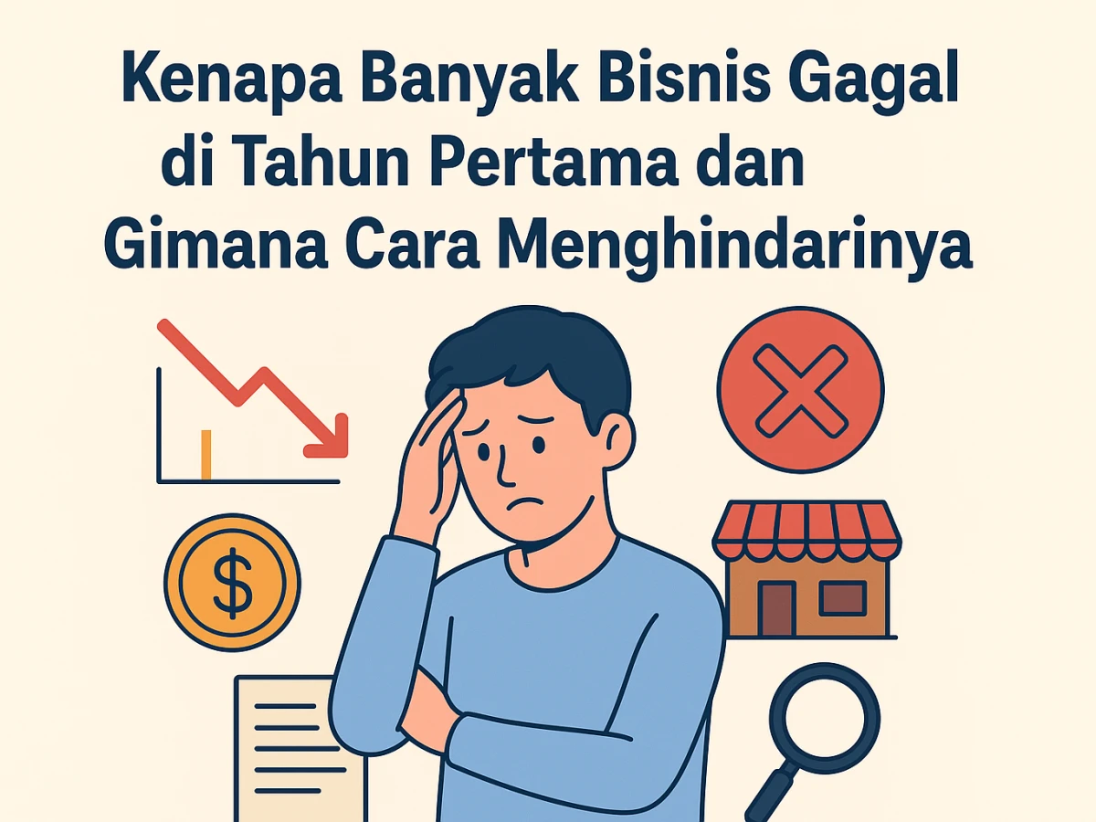 Kenapa Banyak Bisnis Gagal di Tahun Pertama dan Gimana Cara Menghindarinya