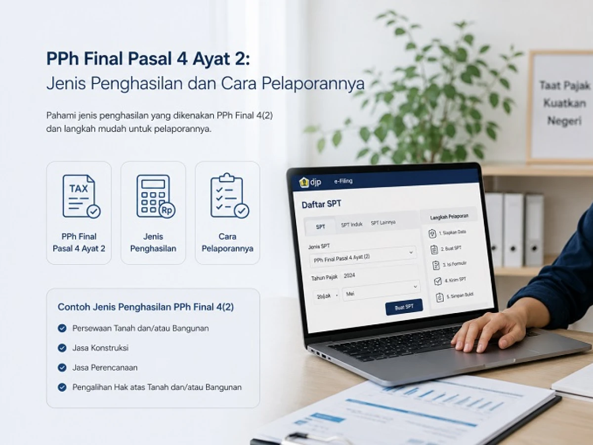 PPh Final Pasal 4 Ayat 2: Jenis Penghasilan dan Cara Pelaporannya